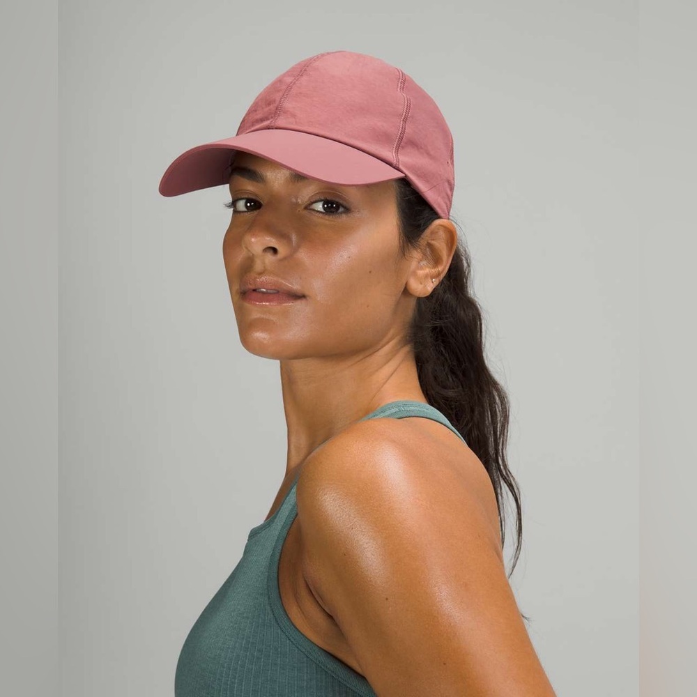 Lululemon Baller Soft baseball cap style adjustable hat, dusty pink, OS.